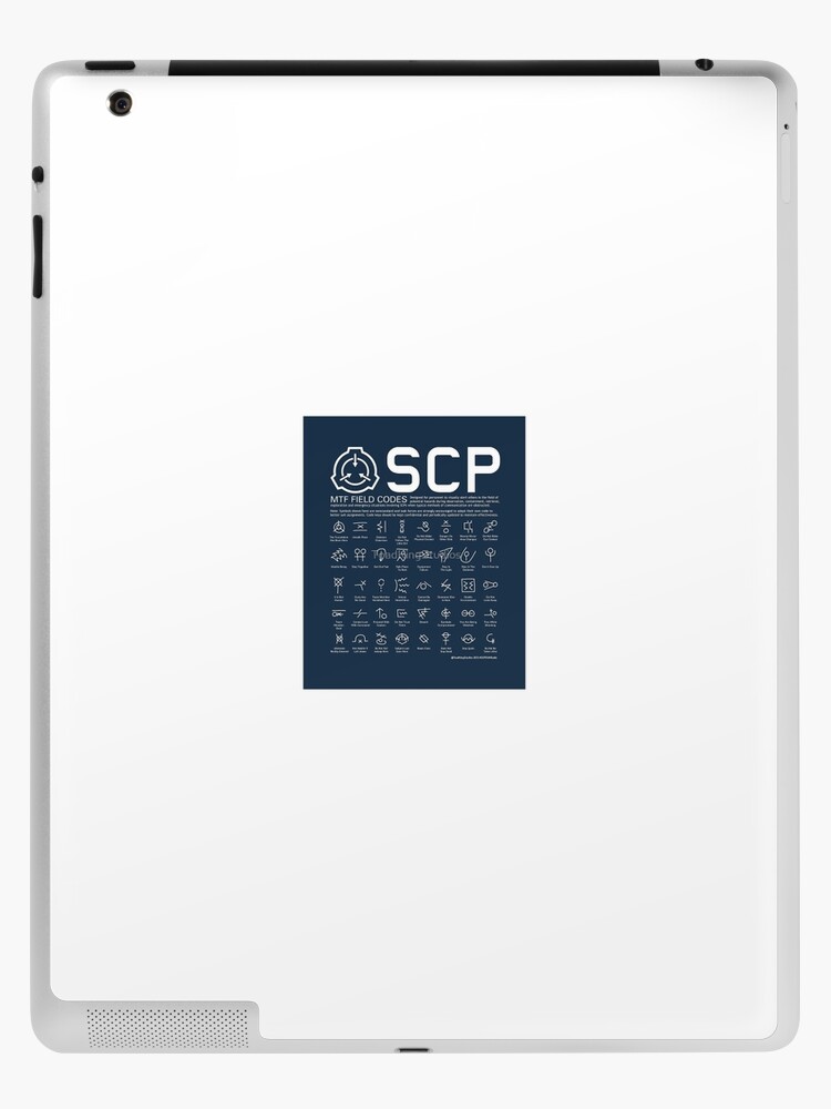 SCP MTF Field Codes by ToadKing07 iPad Case & Skin for Sale by