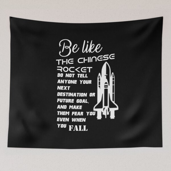 Item preview,  Be like the Chinese missile, do not tell anyone your next destination or future goal, and make them fear you even when you fall t-shirt  designed and sold by TheGiftingTree.