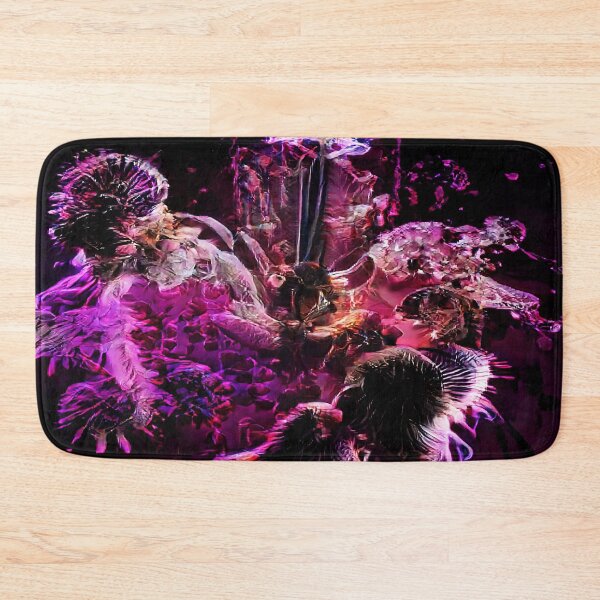Item preview, Biological Abstract Purple Vaporwave Florals designed and sold by BioDigital-Jazz.