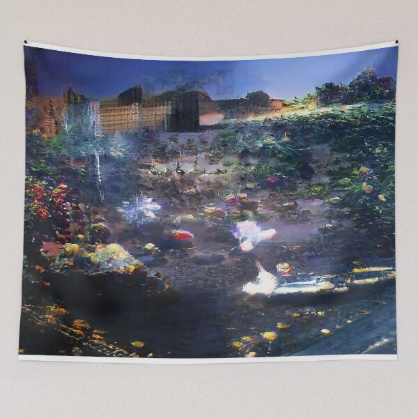 Item preview, Swirling Expressionistic Abstract AI Landscape designed and sold by BioDigital-Jazz.