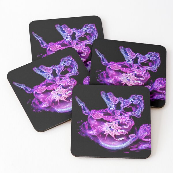 Item preview, Bioluminescent Abstract Purple Bioart designed and sold by BioDigital-Jazz.