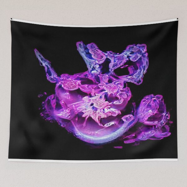 Item preview, Bioluminescent Abstract Purple Bioart designed and sold by BioDigital-Jazz.