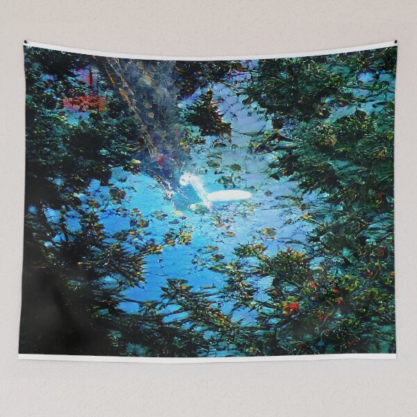 Item preview, Abstract Bioart Pond designed and sold by BioDigital-Jazz.
