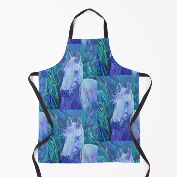 Item preview, White horse designed and sold by Karin McCombe Jones.