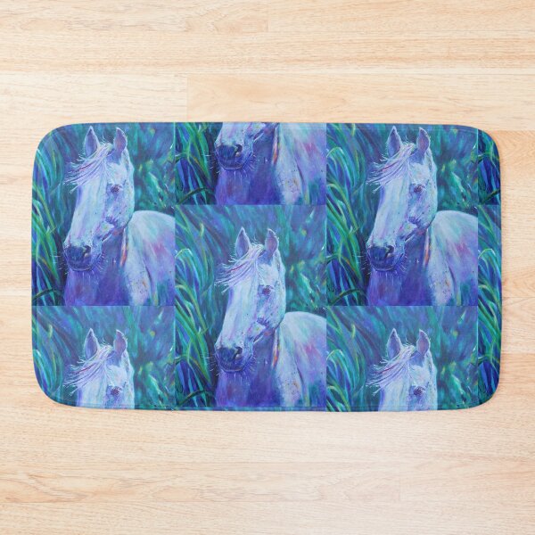 Item preview, White horse designed and sold by Karin McCombe Jones.