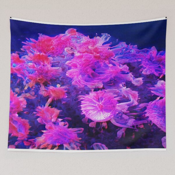 Item preview, Neon Abstract Vaporwave Under The Sea designed and sold by BioDigital-Jazz.