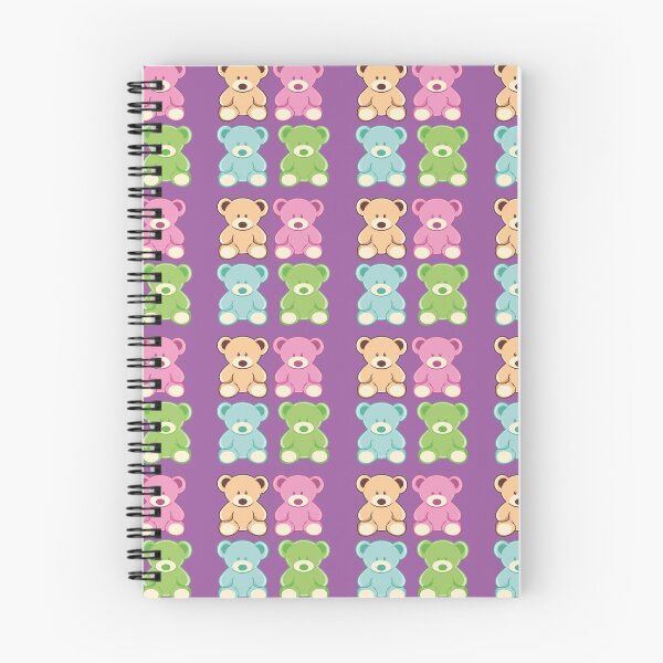 Item preview, pattern of cute multi-colored bears designed and sold by hateeyes.