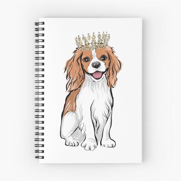 Item preview, Cavalier King Spaniel fashion illustration designed and sold by Lalanacliparts.