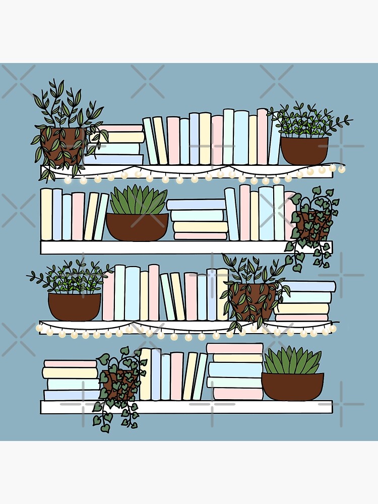 Pastel bookshelf hot sale