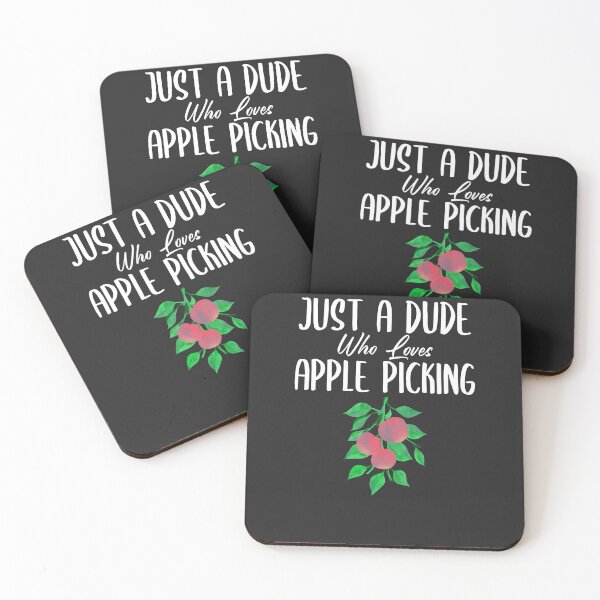 Item preview, Just A Dude Who Loves Apple Picking Fruit Picking Gift designed and sold by EricJP.