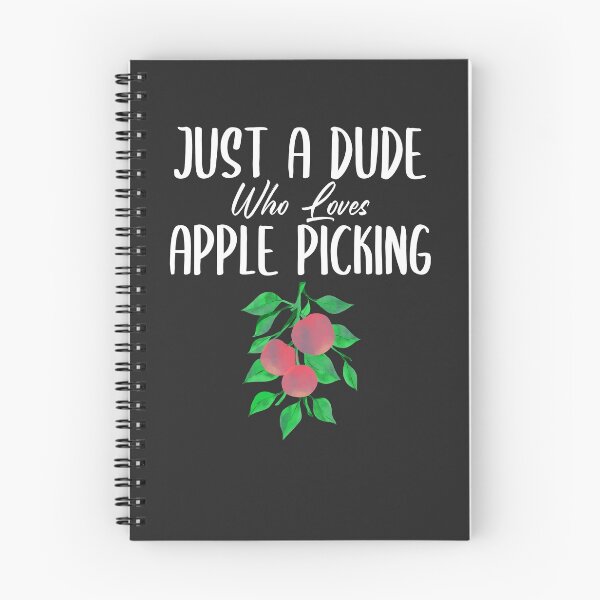 Item preview, Just A Dude Who Loves Apple Picking Fruit Picking Gift designed and sold by EricJP.