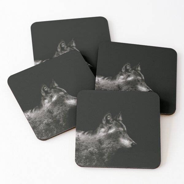 Item preview, black wolf designed and sold by hateeyes.