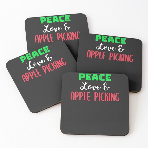 Item preview, Peace Love And Apple Picking Fruit Picking Gift designed and sold by EricJP.