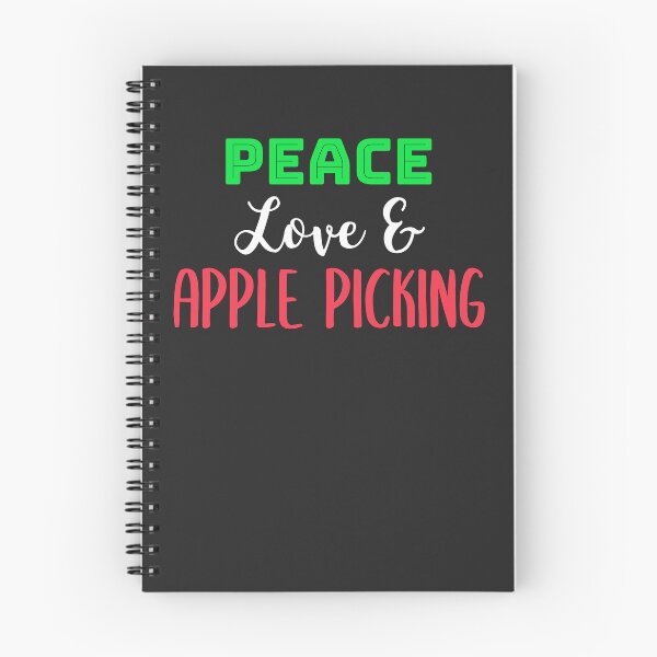 Item preview, Peace Love And Apple Picking Fruit Picking Gift designed and sold by EricJP.