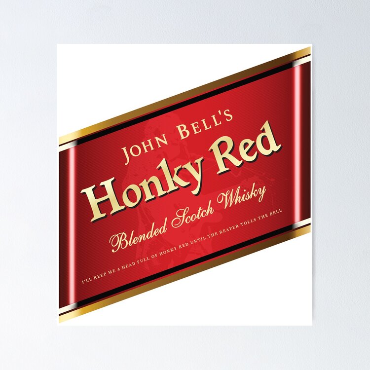 John Bell's Honky Red Sticker