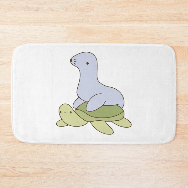 Item preview, Sea Lion on Turtle designed and sold by line-on-line.