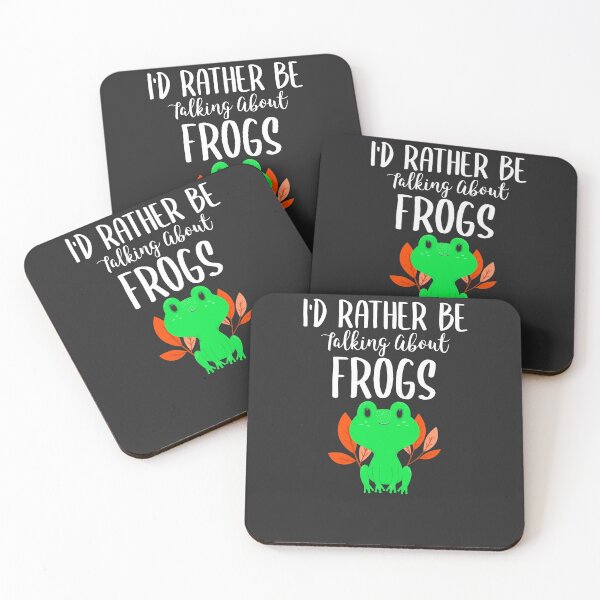Item preview, I'd Rather Be Talking About Frogs Frog Lover Gift designed and sold by EricJP.