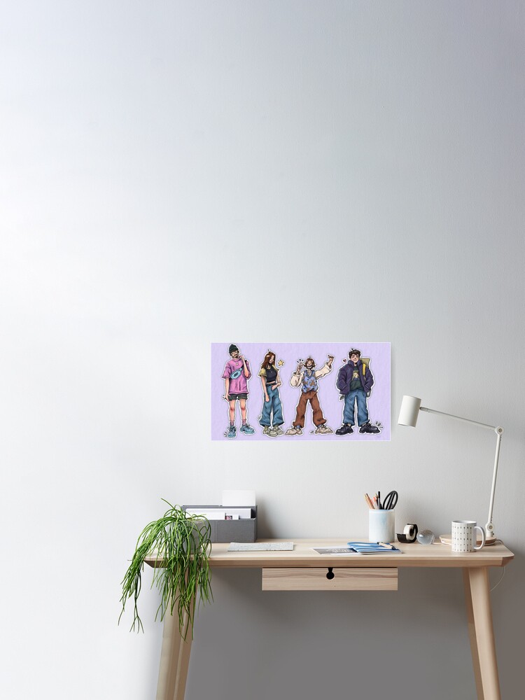 Core Four Wall Print