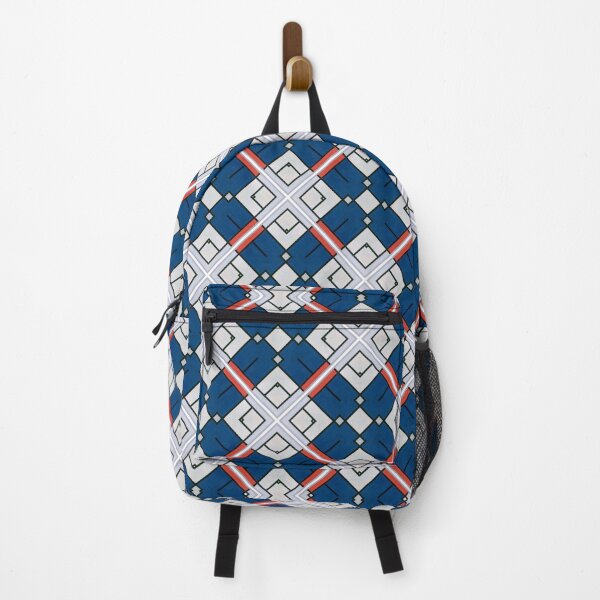Item preview, Seamless Blue with Red and gray pattern designed and sold by seelya83.