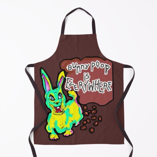 Item preview, Bunny Poop is Everywhere, Rabbit Poop, Psychedelic Bunny Rabbit Trippy Pooh Art designed and sold by Anticulture.