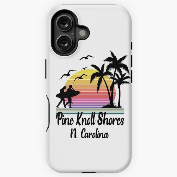 Item preview, Pine Knoll Shores North Carolina Seaside Retro Sunset designed and sold by Home-Spirit.