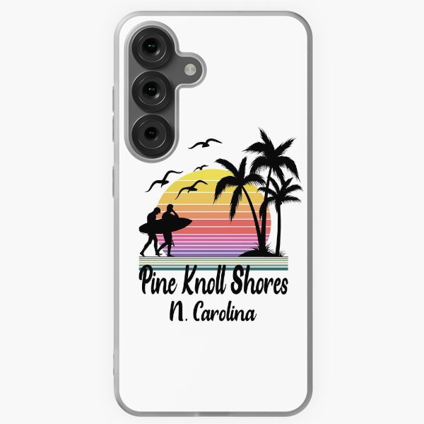 Item preview, Pine Knoll Shores North Carolina Seaside Retro Sunset designed and sold by Home-Spirit.