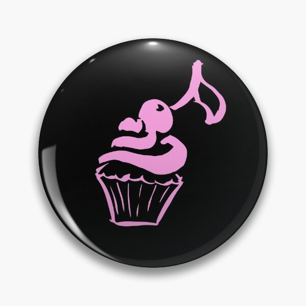 Item preview, Cherry Muffin Funny Pastry Gift Cake Cream designed and sold by Jaana Kern.