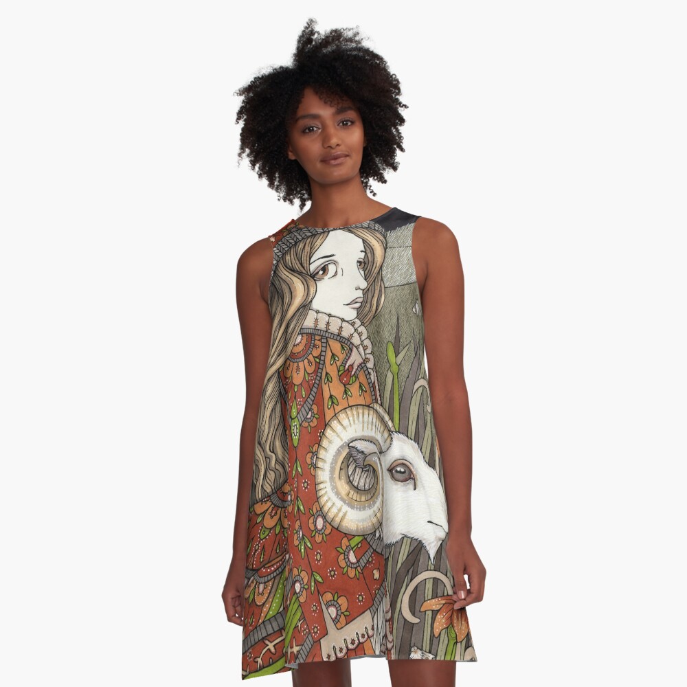 Item preview, A-Line Dress designed and sold by AnitaInverarity.