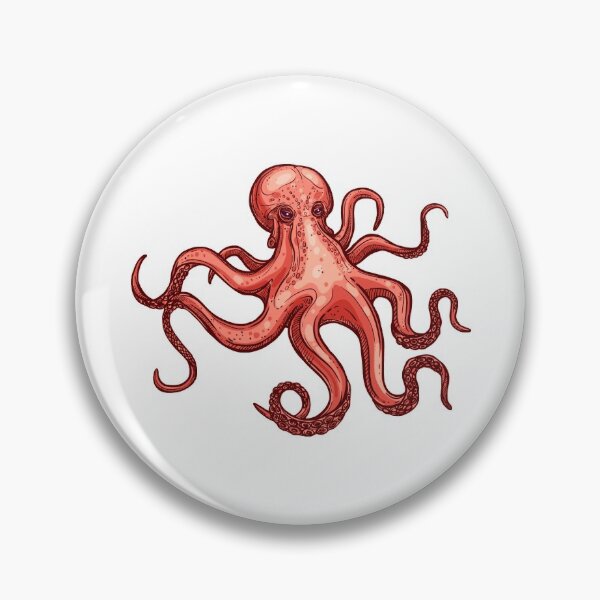 Item preview, Orange Octopus  designed and sold by treasure-crafts.