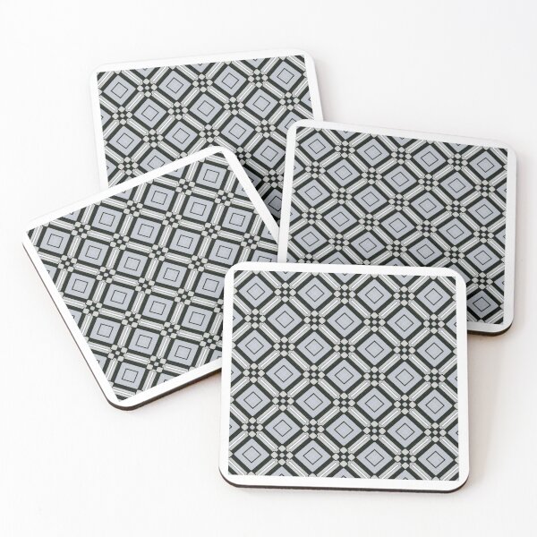 Item preview, Seamless black with gray pattern designed and sold by seelya83.