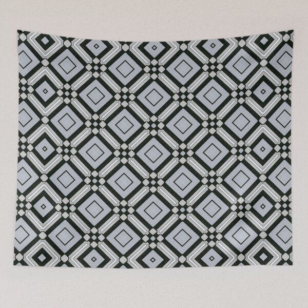 Item preview, Seamless black with gray pattern designed and sold by seelya83.