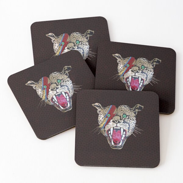 Item preview, Street Walking Cheetah on red spot designed and sold by mickwarkcup.