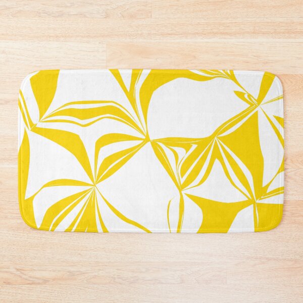 Item preview, Yellow abstract wavy pattern designed and sold by BLMcreations.