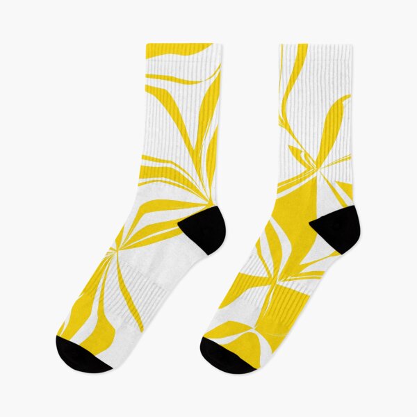 Item preview, Yellow abstract wavy pattern designed and sold by BLMcreations.