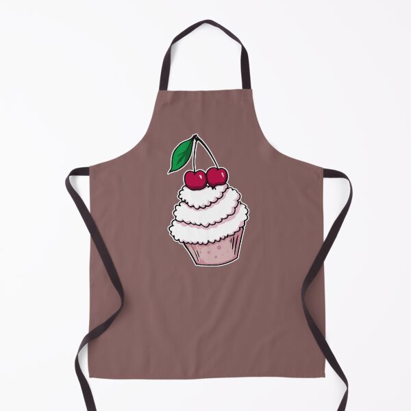 Item preview, Cherry Muffin Funny Pastry Gift Cake Cream designed and sold by Jaana Kern.