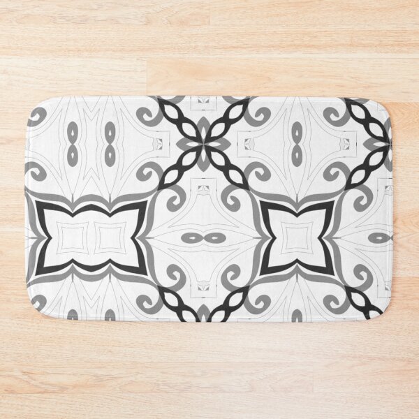 Item preview, Seamless black and white pattern designed and sold by seelya83.