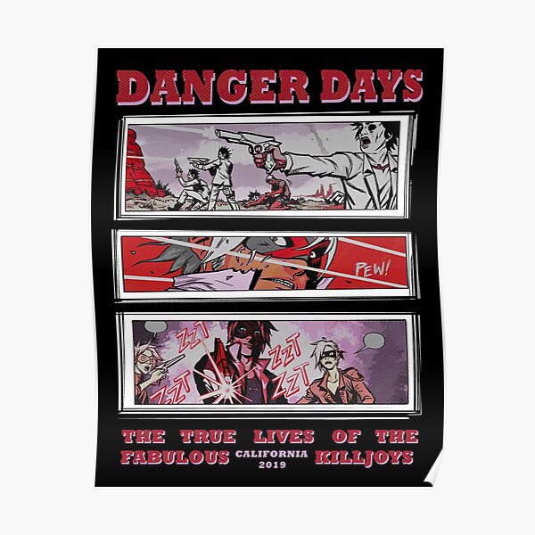 Danger Days Vintage Comic Poster