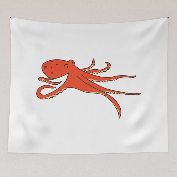 Item preview, Orange Octopus  designed and sold by treasure-crafts.