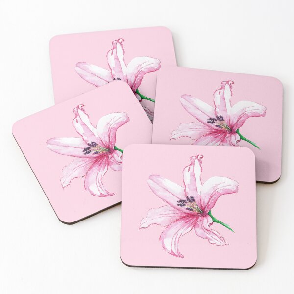 Item preview, Pink Watercolour Lillium designed and sold by JenWren3135.