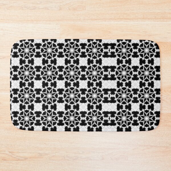 Item preview, Seamless black and white pattern designed and sold by seelya83.