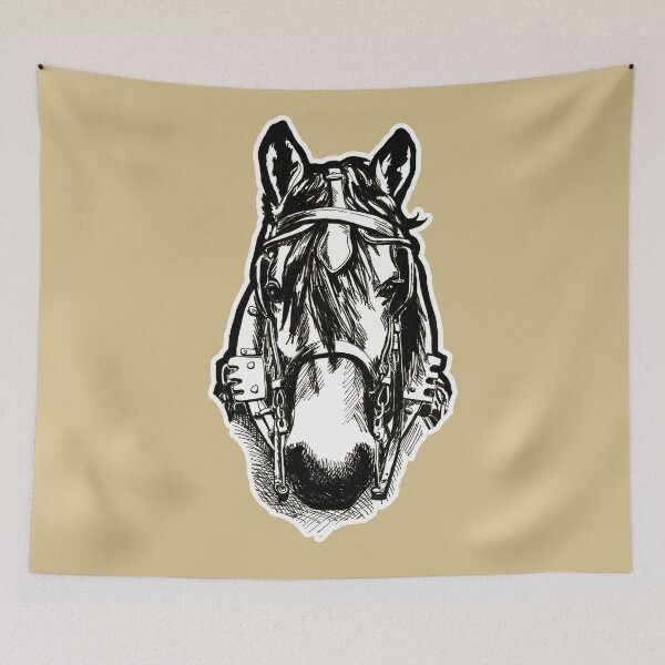 Item preview, Carriage Driving Horses Cold Blood Gift Funny designed and sold by Jaana Kern.