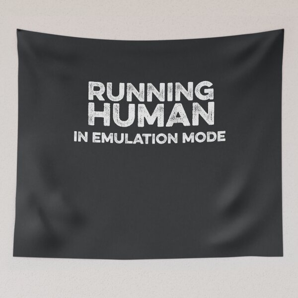 Item preview, Running Human In Emulation Mode designed and sold by gkao.