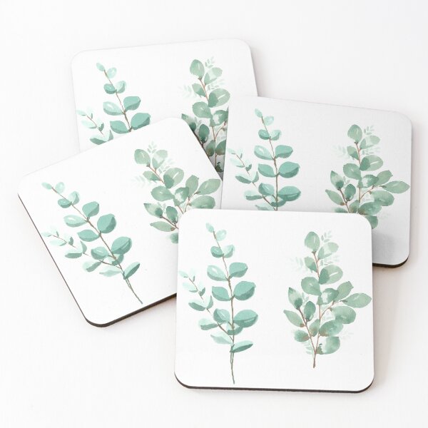 Item preview, Hand Painted Eucalyptus Leaves designed and sold by FiTambling.