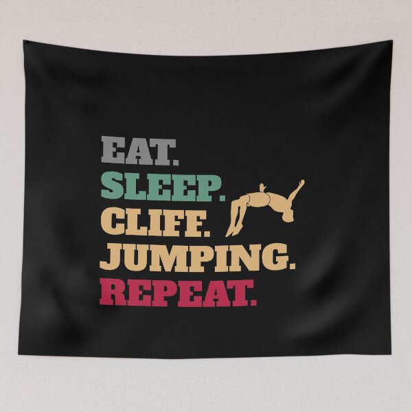 Item preview, Eat Sleep Cliff Jumping Jumper Repeat designed and sold by Salvadax.
