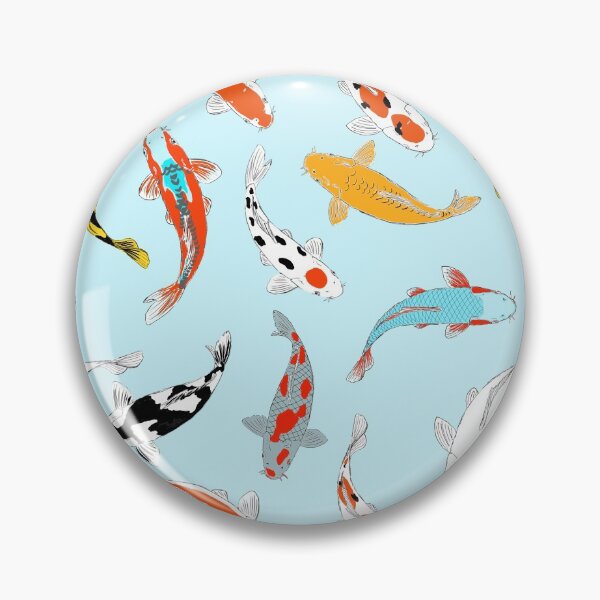 Item preview, Koi Fish | Seamless Pattern | Baby Blue | Koi Fish Design designed and sold by Koiartsandus.