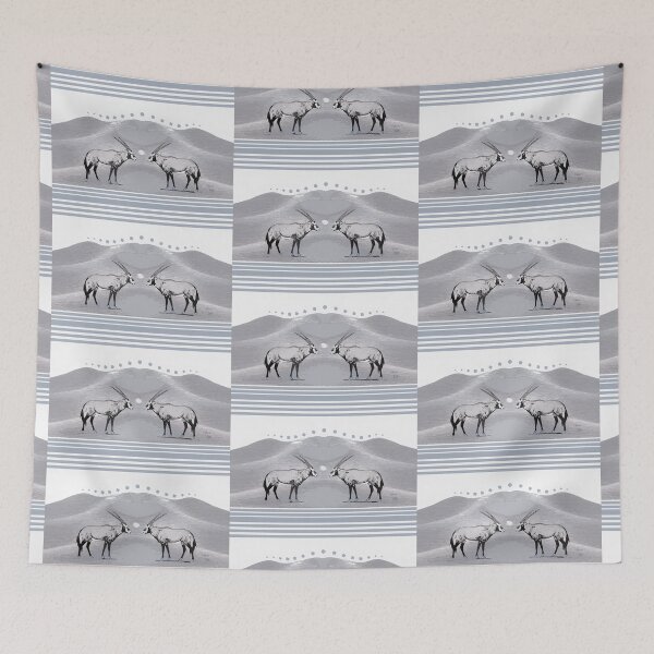 Item preview, Desert Resilience Dune Antelope Denim Blue Grey designed and sold by SpiritGifts.