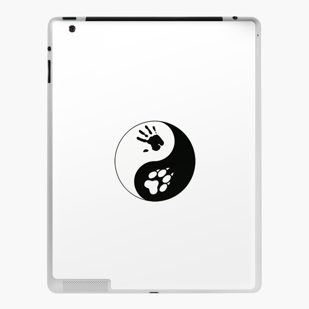 Bear Therian Ying Yang Sticker (Square) Bear Therian Ying Yang