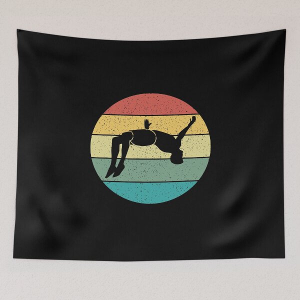 Item preview, Retro Vintage  Funny Cliff Jumping Jumper Jumpers designed and sold by Salvadax.