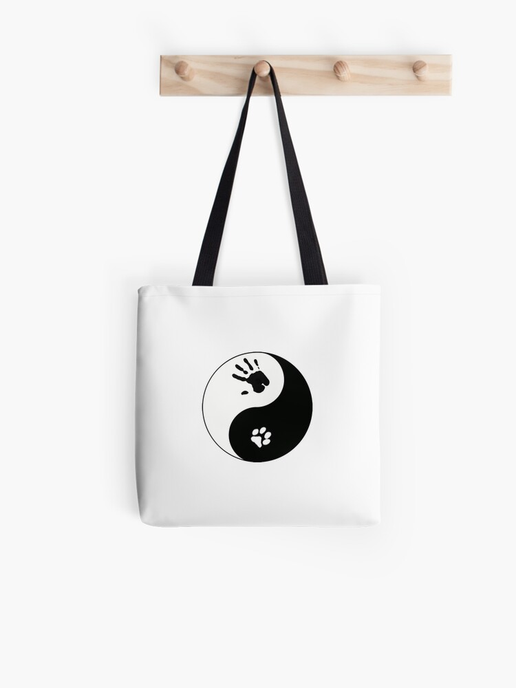 Bear Therian Ying Yang Sticker (Square) Bear Therian Ying Yang