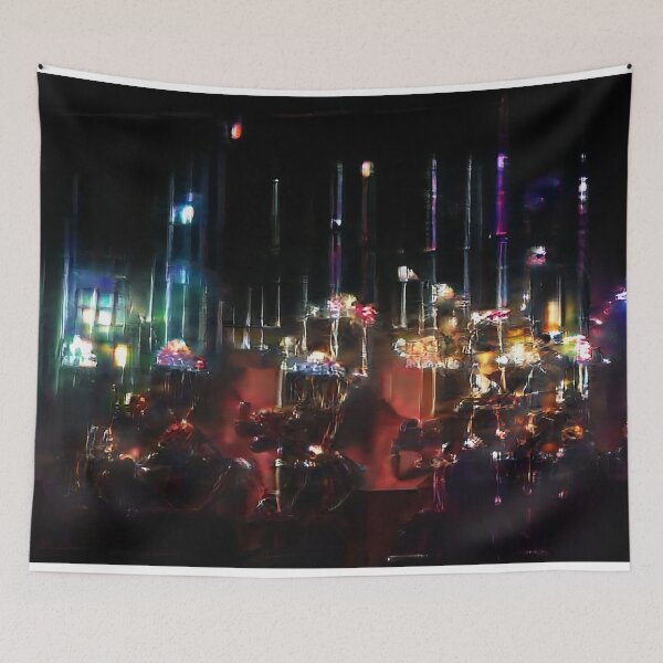 Item preview, Sakura Abstract Neo City designed and sold by BioDigital-Jazz.